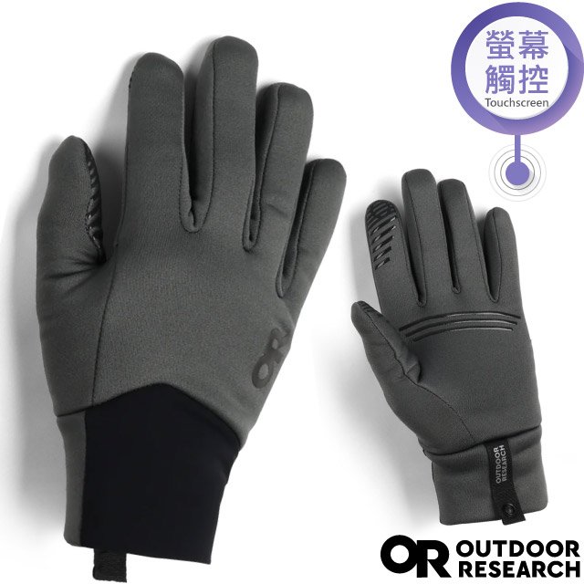 【Outdoor Research】男 Vigor 中量級透氣保暖智慧抓絨手套 OR300558-0890 炭灰✿30E010